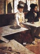 Germain Hilaire Edgard Degas In a Cafe Sweden oil painting artist